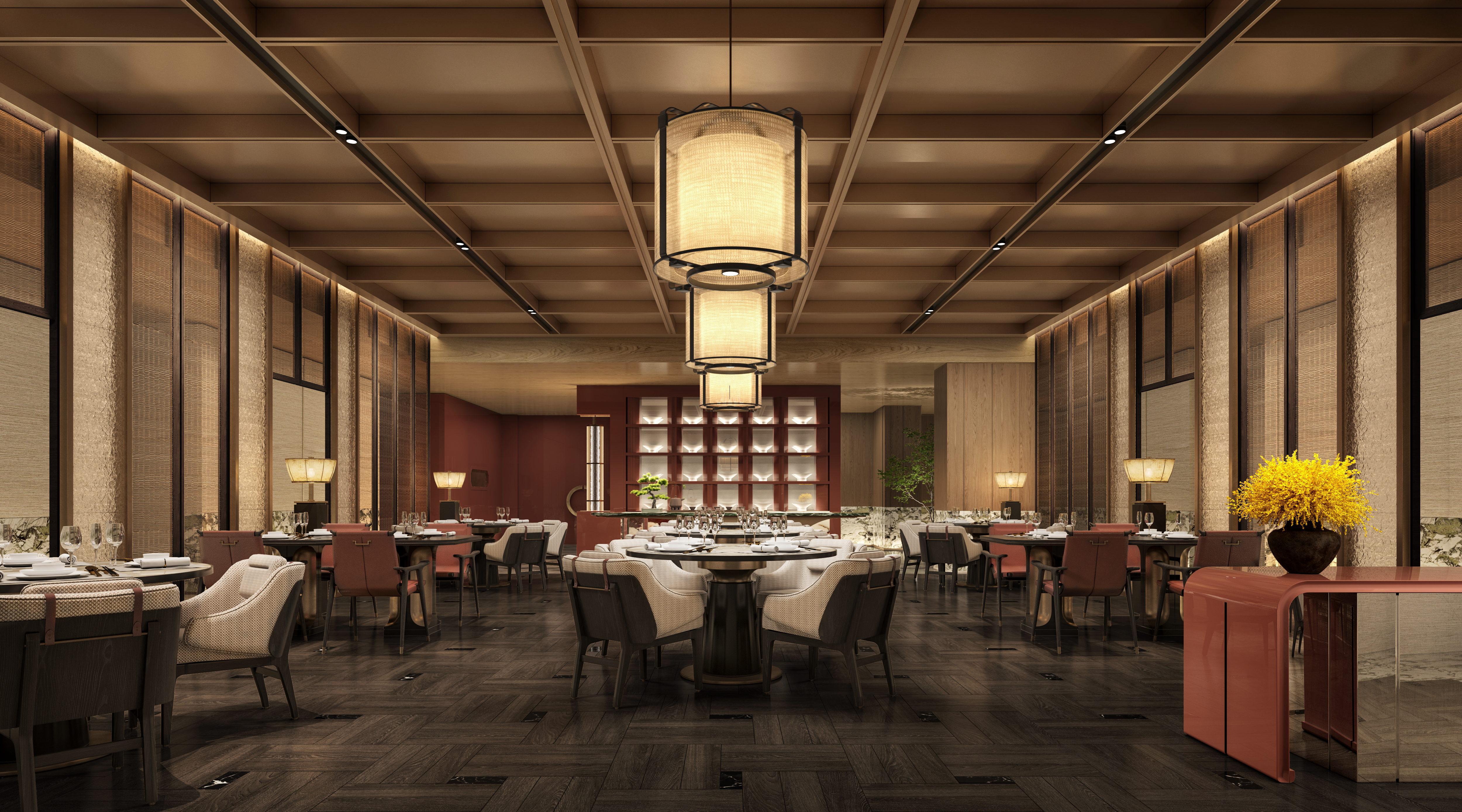 Cordis Xian Ming Court restuarant interior